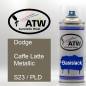 Preview: Dodge, Caffe Latte Metallic, S23 / PLD: 400ml Sprühdose, von ATW Autoteile West.